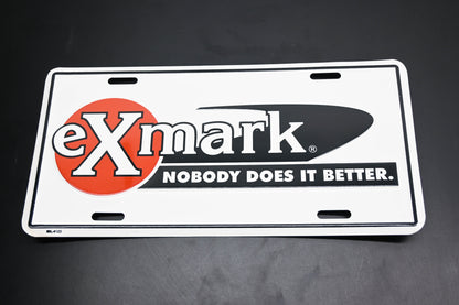 Exmark 99L-4123 License Plate NOS