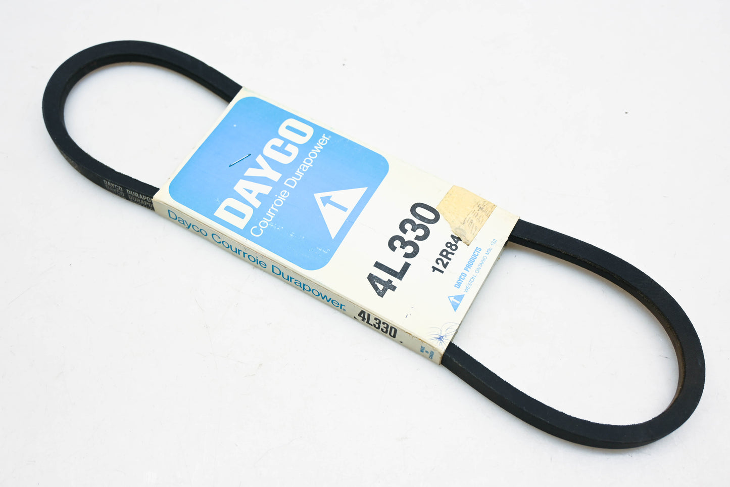Dayco 4L330, 12R840 Durapower FHP V-Belt NOS