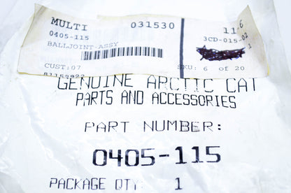 New OEM Arctic Cat 0405-115 Ball Joint Assembly NOS