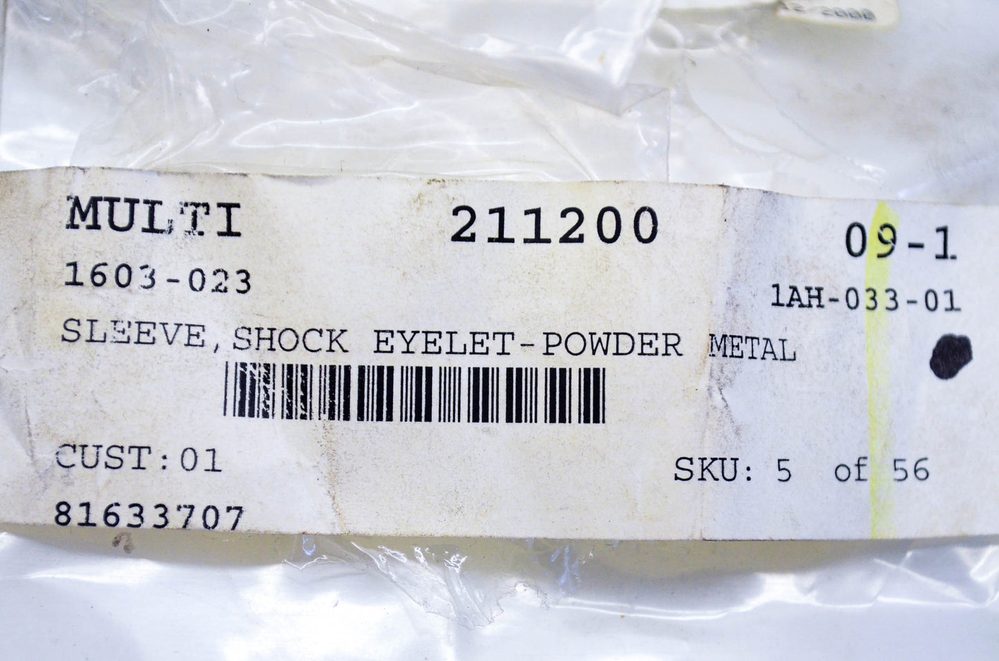 New OEM Arctic Cat 1603-023 Shock Eyelet Sleeve NOS