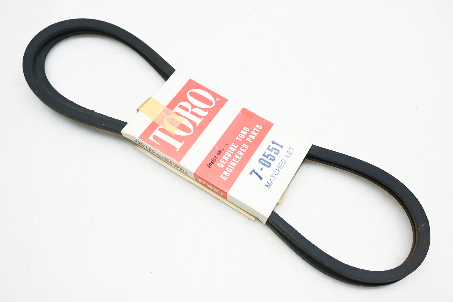Toro 7-0551 Matched V-Belt Kit NOS
