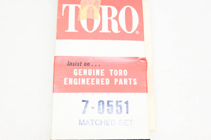 Toro 7-0551 Matched V-Belt Kit NOS