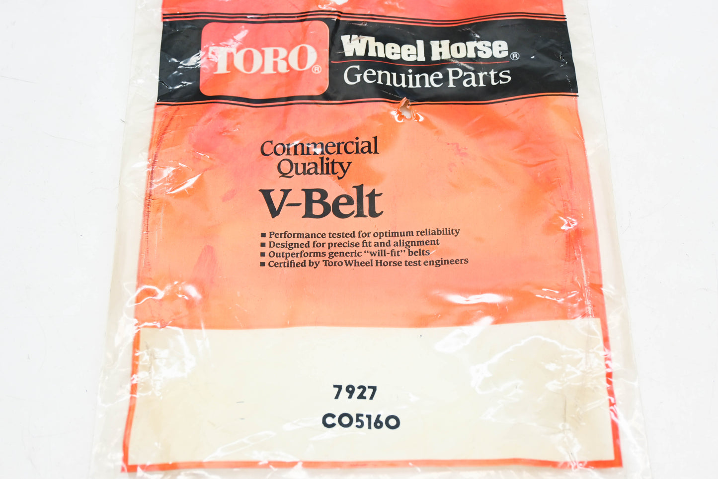 Toro 7927 Wheel Horse V-Belt NOS
