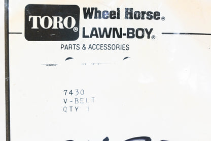 Toro 7430 Wheel Horse V-Belt NOS