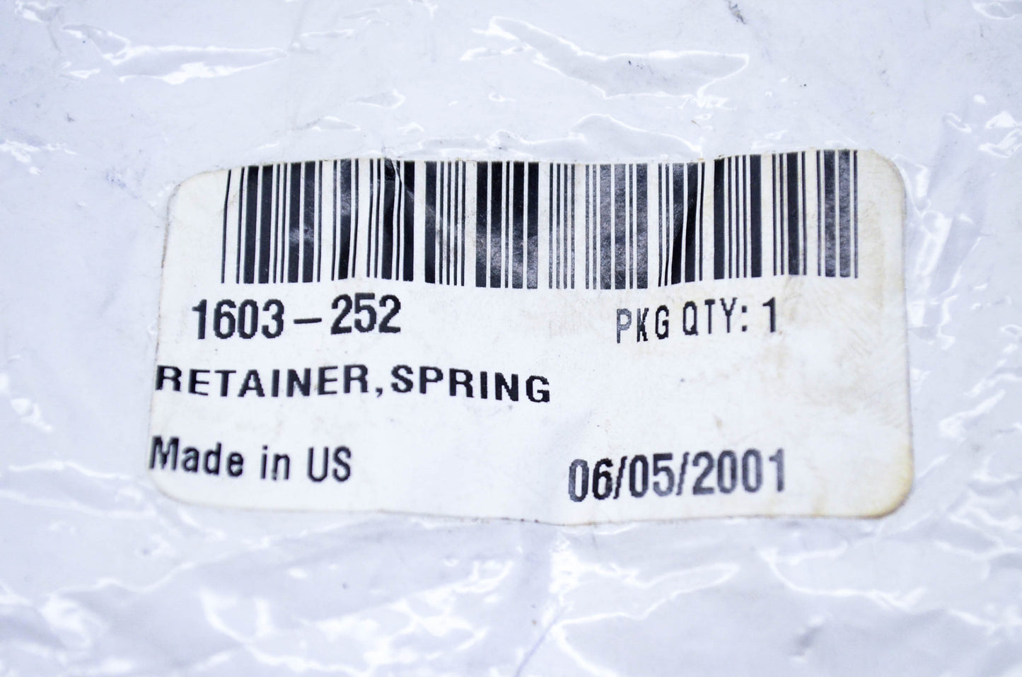 New OEM Arctic Cat 1603-252 Spring Retainer NOS