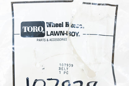 Toro 107939 Wheel Horse V-Belt NOS