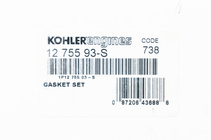 Kohler 1275593-S Gasket NOS
