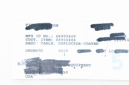 Ariens 06900406 Chute Deflector Cable NOS