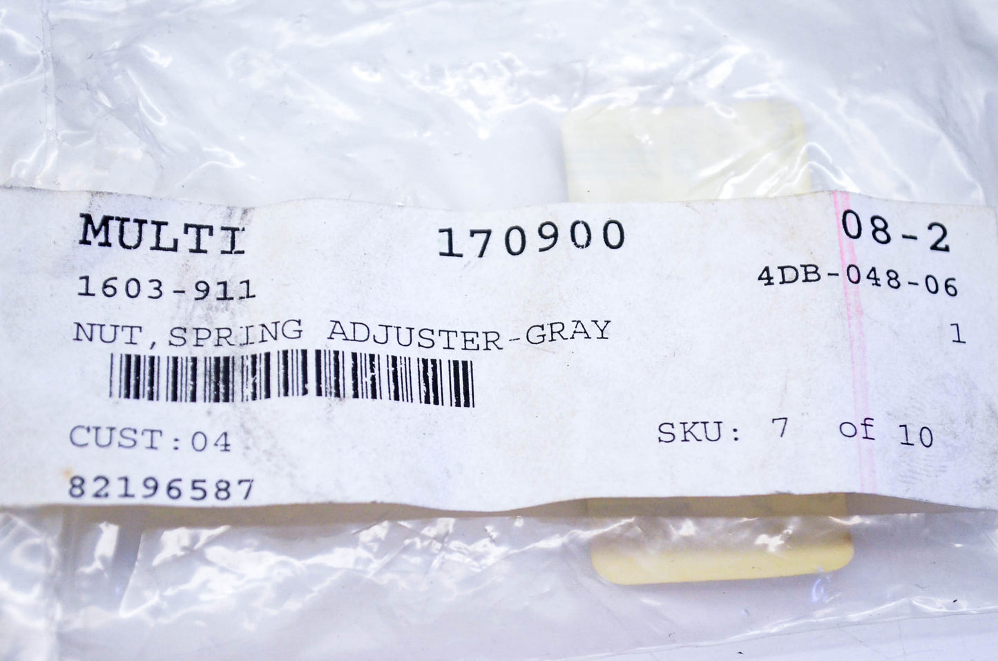 New OEM Arctic Cat 1603-911 Spring Adjuster Nut NOS