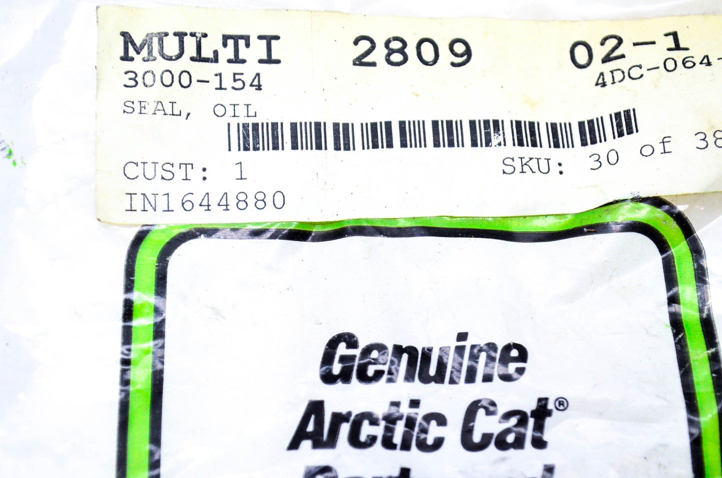 New OEM Arctic Cat 3000-154 Oil Seal NOS
