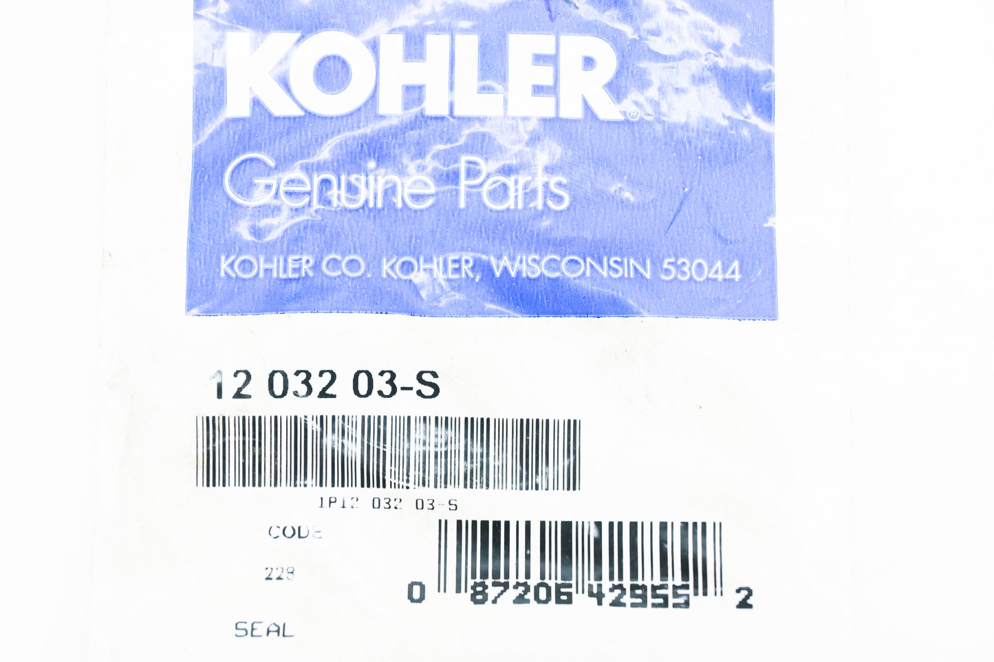 Kohler 1203203-S Oil Seal NOS
