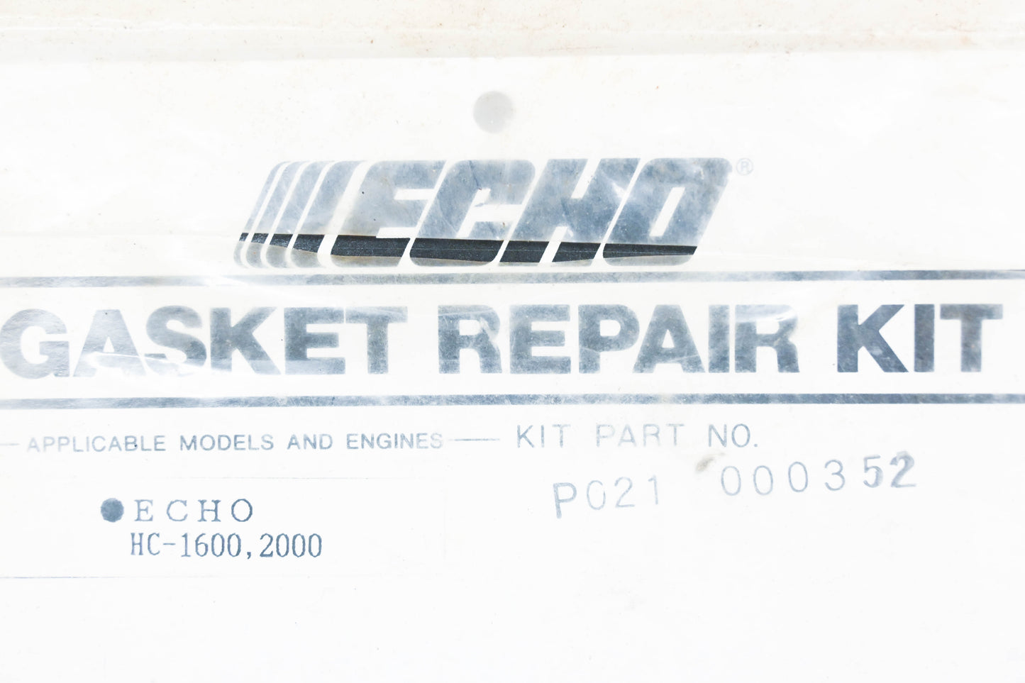 New OEM Echo P021000352 Gasket NOS