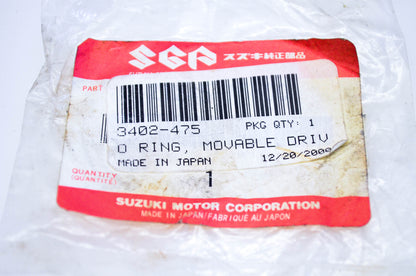 New OEM Suzuki 3402-475 Movable Drive O Ring NOS
