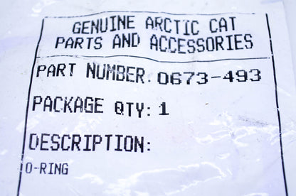 New OEM Arctic Cat 0673-493 Tigershark O Ring NOS