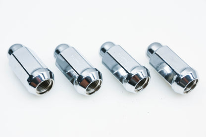 Aftermarket ME004-16 Chrome Closed Acorn Lug Nuts 2" x M14-1.5 Qty 4 NOS
