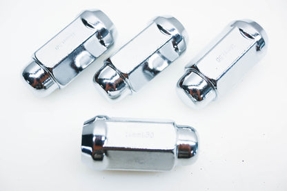 Aftermarket ME004-16 Chrome Closed Acorn Lug Nuts 2" x M14-1.5 Qty 4 NOS
