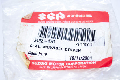 New OEM Suzuki 3402-476 Movable Driven Seal NOS