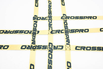 CrossPro HT035-1 Yellow Nerf Bar Straps 3"x3" Qty 2 NOS