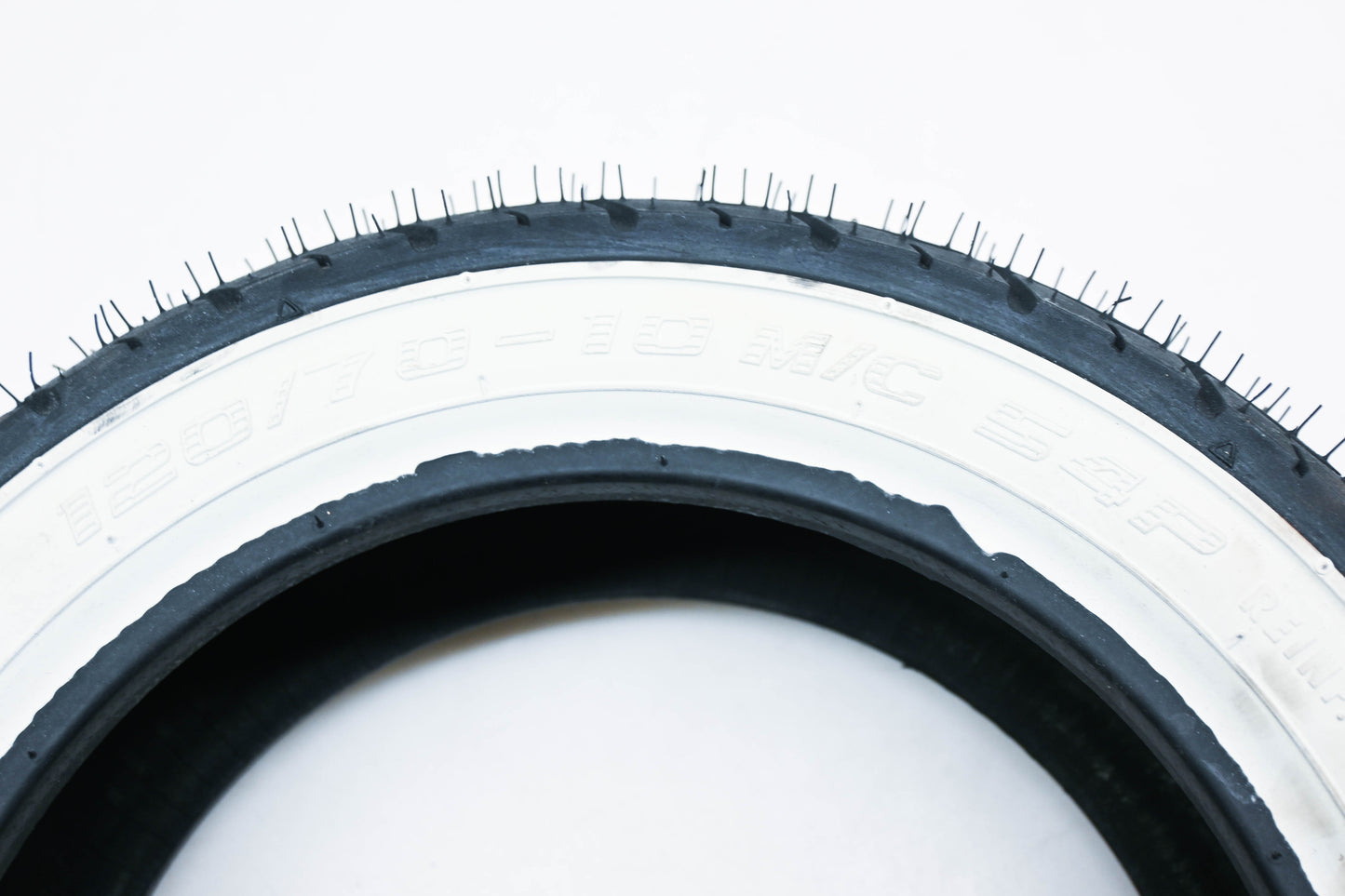 Shinko 120/70-10 M/C 54P Tubeless SR723 S4579-1 White Wall Tire NOS