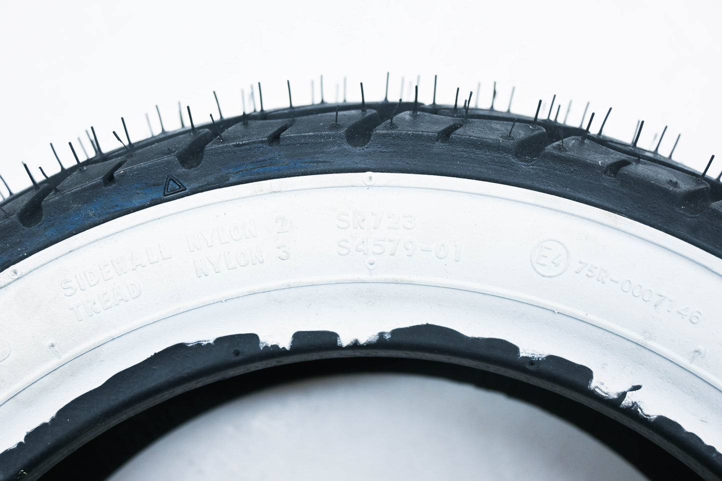 Shinko 120/70-10 M/C 54P Tubeless SR723 S4579-1 White Wall Tire NOS