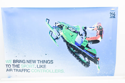 New OEM Arctic Cat 4034-847 Snowmobile 25"x38" Poster Tucker Hibbert #68 NOS