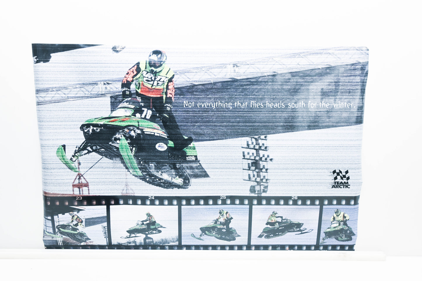 New OEM Arctic Cat 4214-068 Snowmobile 24"x36" Poster Blair Morgan #7C NOS