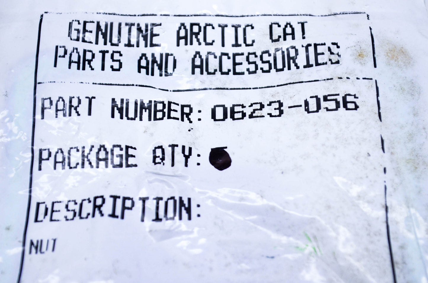 New OEM Arctic Cat 0623-056 Lock Nut M6x1 NOS