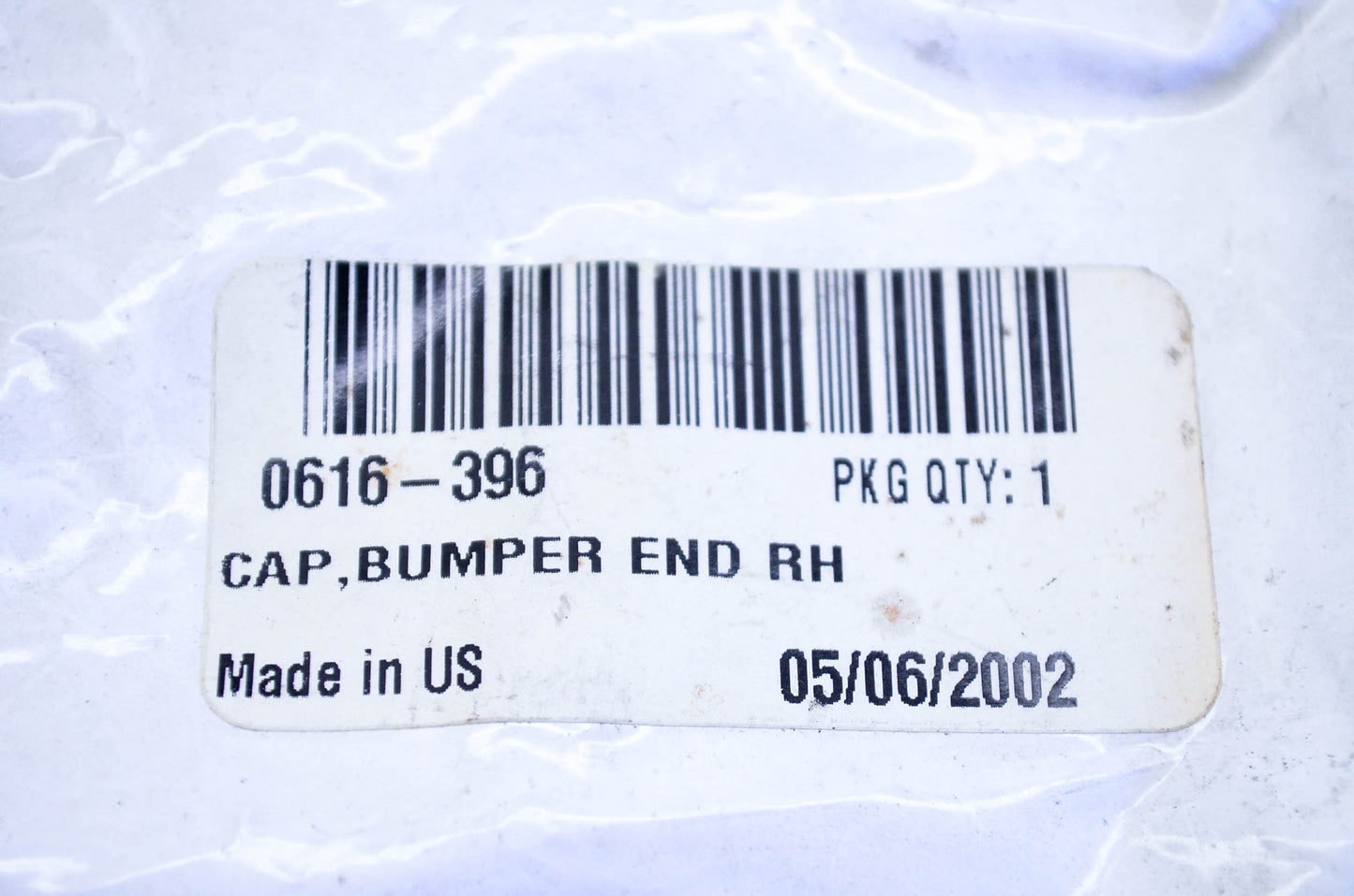 New OEM Arctic Cat 0616-396 Right Hand Bumper End Cap NOS