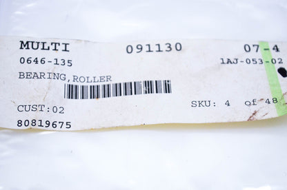 New OEM Arctic Cat 0646-135 Roller Bearing NOS