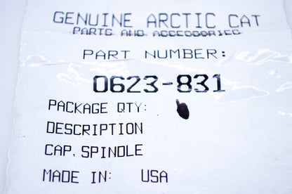 New OEM Arctic Cat 0623-831 Spindle Cap NOS