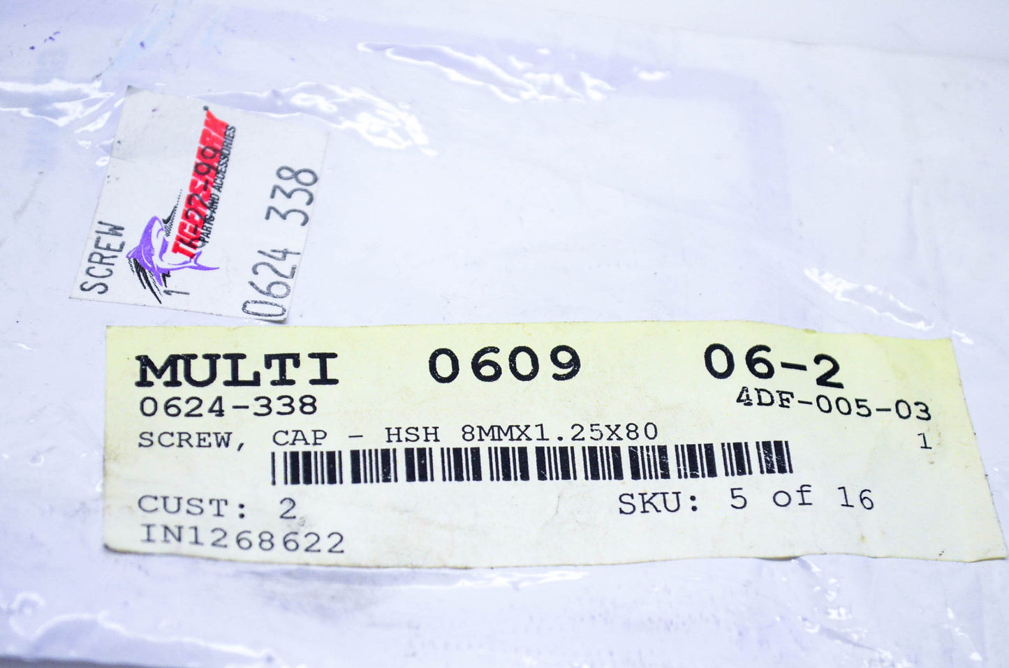 New OEM Arctic Cat 0624-338 Tigershark Cap Screw HSH 8mmx1.25x80 NOS