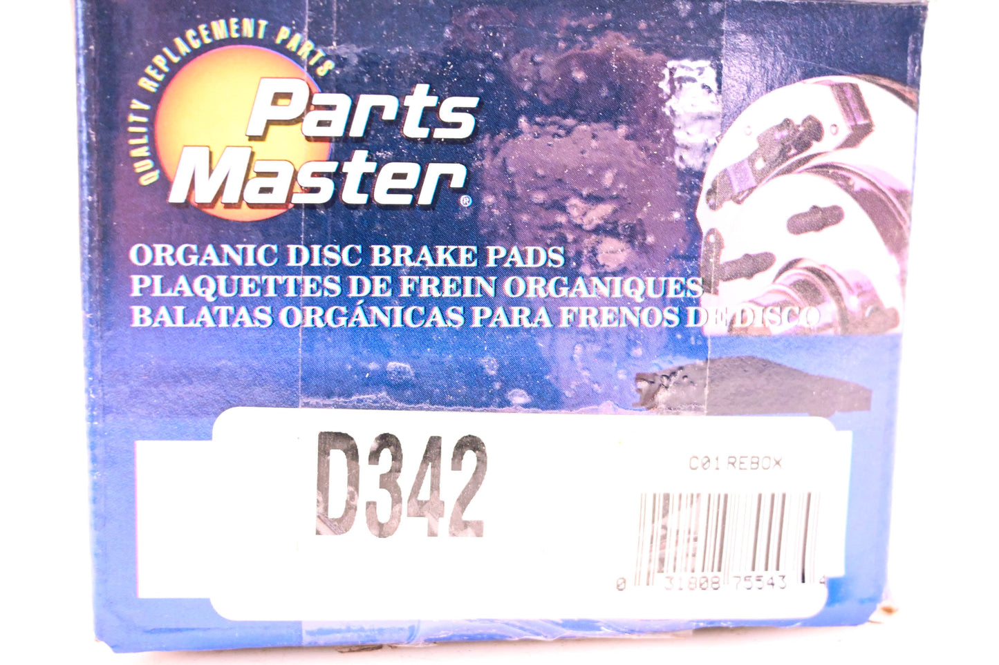 Parts Master D342 Brake Pad Kit NOS