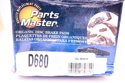 Parts Master D680 Brake Pad Kit NOS