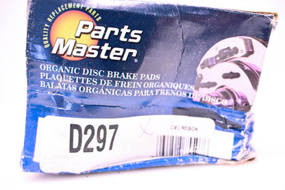 Parts Master D297 Brake Pad Kit NOS