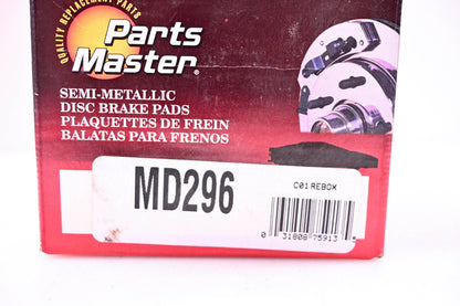 Parts Master MD296 Brake Pad Kit NOS
