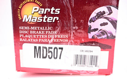 Parts Master MD507 Brake Pad Kit NOS
