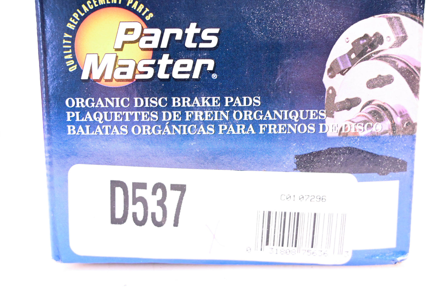 Parts Master D537 Brake Pad Kit NOS