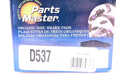 Parts Master D537 Brake Pad Kit NOS