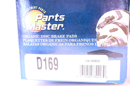 Parts Master D169 Brake Pad Kit NOS