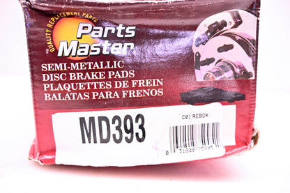 Parts Master MD393 Brake Pad Kit NOS