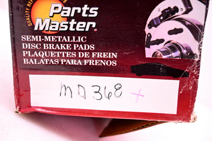 Parts Master MD368 Brake Pad Kit NOS
