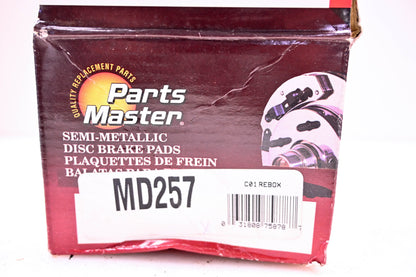 Parts Master MD257 Brake Pad Kit NOS