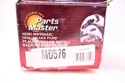 Parts Master MD576 Brake Pad Kit NOS