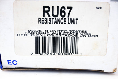 Carquest RU67, 336403 Resistance Unit NOS