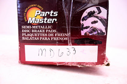 Parts Master MD633 Brake Pad Kit NOS