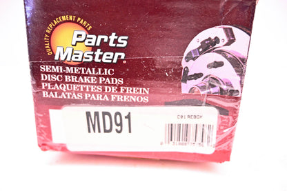 Parts Master MD91 Brake Pad Kit NOS