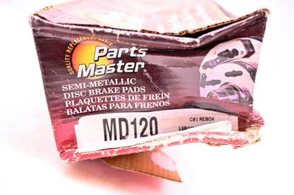 Parts Master MD120 Brake Pad Kit NOS
