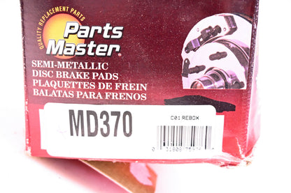 Parts Master MD370 Brake Pad Kit NOS