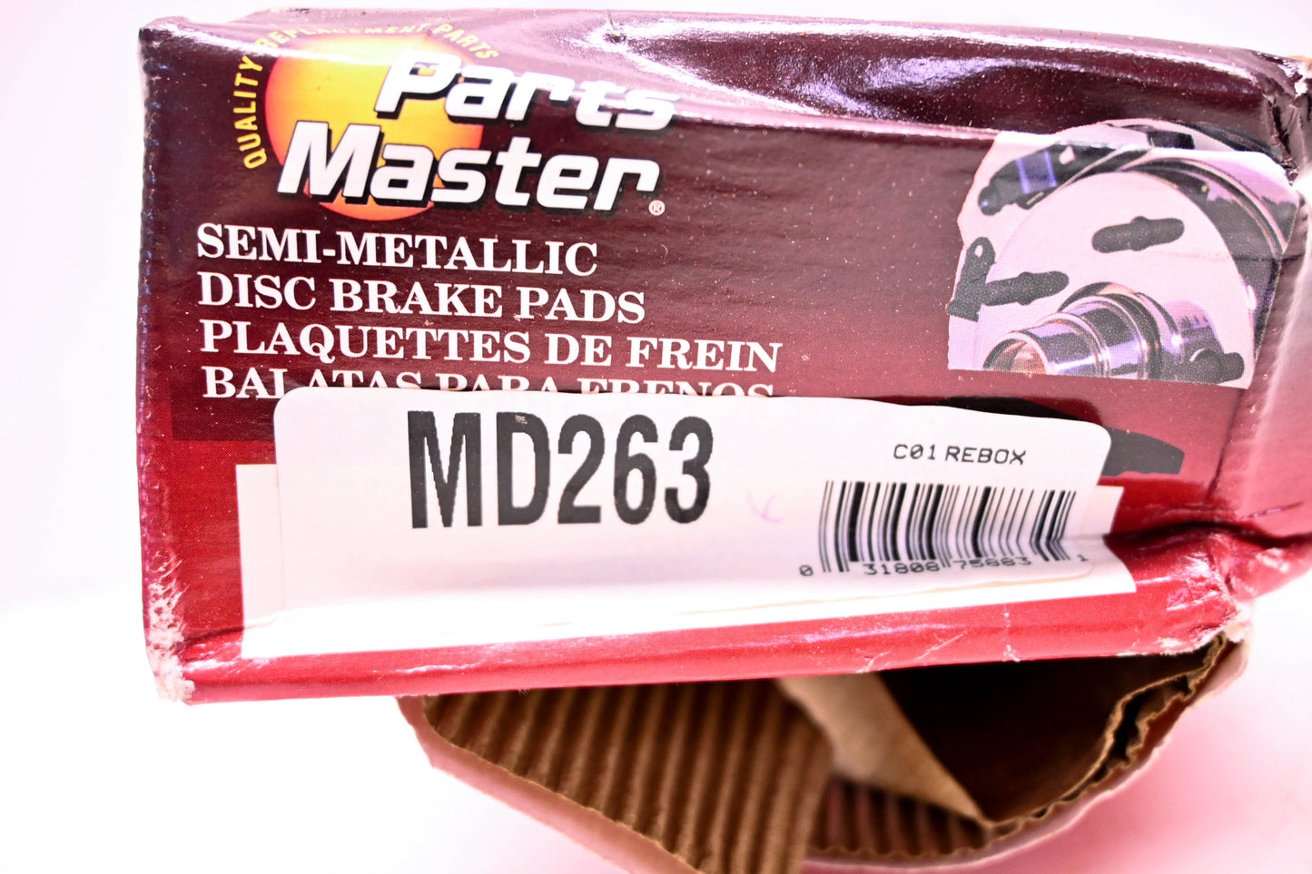 Parts Master MD263 Brake Pad Kit NOS