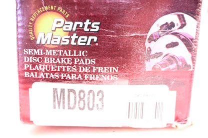 Parts Master MD803 Brake Pad Kit NOS
